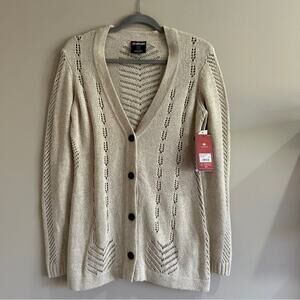 NWT Sherpa Aastha Open Knit Cardigan